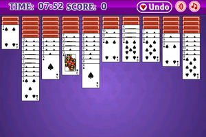 黑桃蜘蛛纸牌小游戏,黑桃蜘蛛纸牌在线小游戏