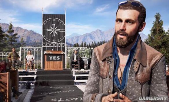 《孤岛惊魂5》大反派神父可操控 一手圣经一手ak太劲爆